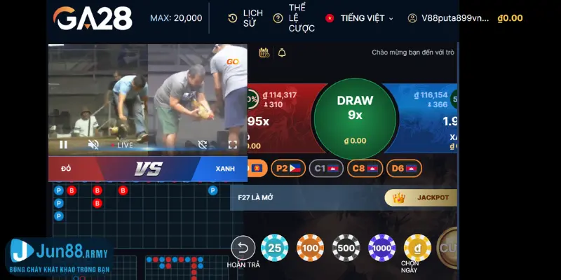 Tổng quan nhà cung cấp đá gà tại sảnh Jun88